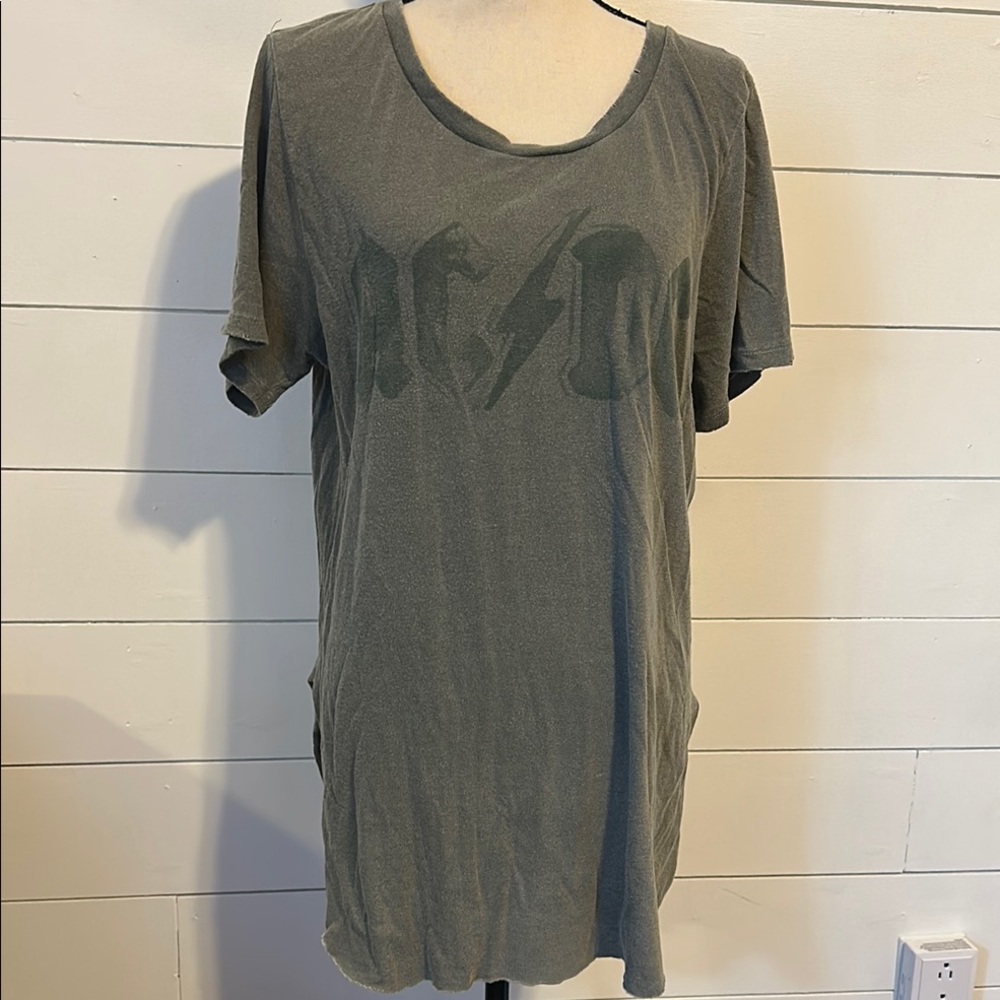 AC/DC Graphic Tunic T-Shirt